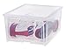 IRIS Easy Access Men's Shoe Box, 4 Pack, Clear