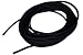 1/2" x 25' Black Shock Bungee Rubber Rope Cord - Woven Jacketed