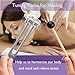 Tuning Forks for Healing Set, Includes 128Hz, 136Hz, 256Hz, 384Hz & Activator, Gem feet, Yoga and Meditation Medical Grade Accessories, Sound Therapy Music Tuning Instruments with Gift Box
