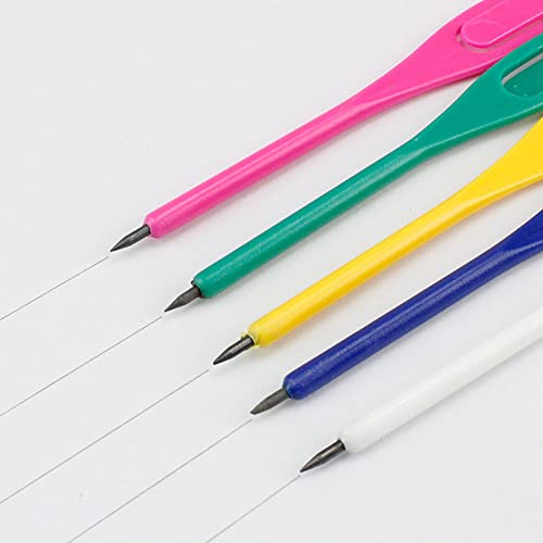 Set de 30 lápices de golf plásticos con clip multicolor miniatura 6