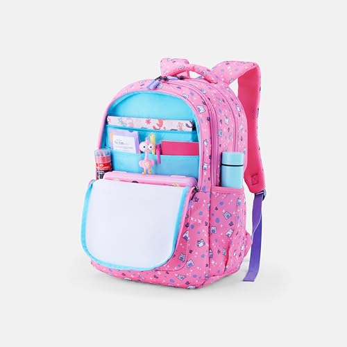 Image of American Tourister Ollie 4.0 Xl 01 G.C.Blu, Extra Large School Backpack, Age 8-12 Years, 3 Compartments,3D Glasses Inside - Atplayunique 32.5 Ltrs Capacity - Girls