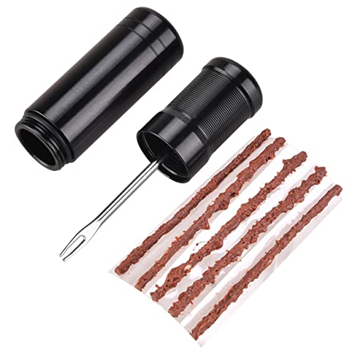 STOBAZA 1 Set Tubeless Rubber Repair String Kit Portable Tire Fixing Tool for Motorcycle Lightweight and Durable Tire Repair Strip Emergency Bicycle
