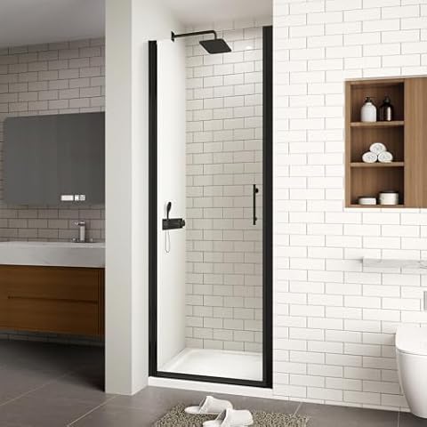ACE DECOR Frameless Pivot Shower Door Cover