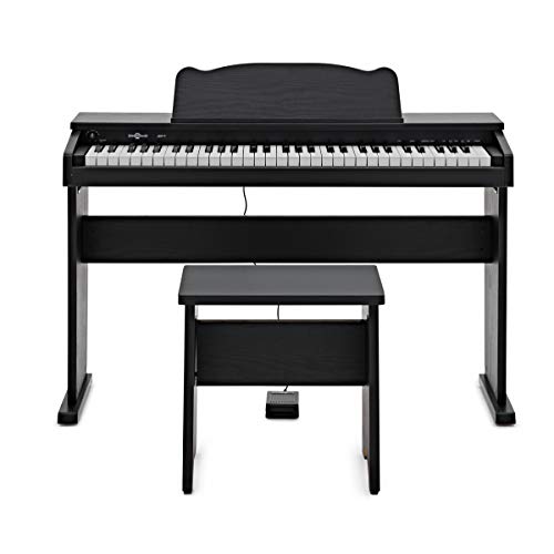 Piano Numérique Junior JDP-1 par Gear4music Noir Mat - Les Beatles, Paul McCartney, John Lennon, RIngo Starr, George Harrison Piano Numérique Junior JDP-1 par Gear4music Noir Mat – Image 5