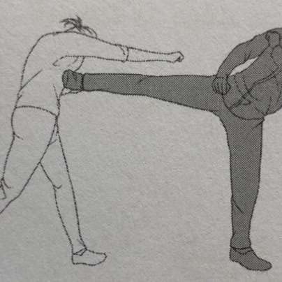 Fighting forms at the gate.