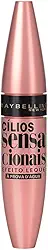 Maybelline NY Cílios Sensacionais Máscara de Cílios À Prova d'Água, Efeito Leque com Volume e Definição, Longa Duração e Não Empelota, Cor Preto Intenso, 9,5ml