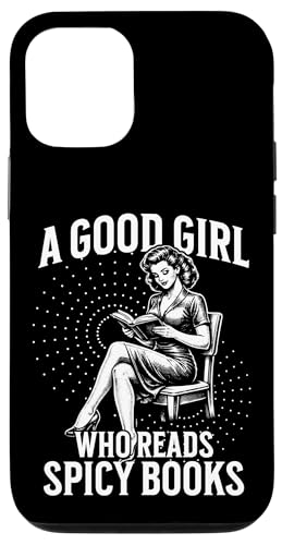 Custodia per iPhone 12/12 Pro Una brava ragazza che legge un libro piccante Smut Bookworm
