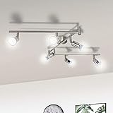 🌞Orientables: Los focos son orientables y ajustables a propia preferencia. Longitud total de la luz del techo: 120 cm. Amplitud de la varilla: 1,2 cm. Dimensiones de la base: 8 x 8cm