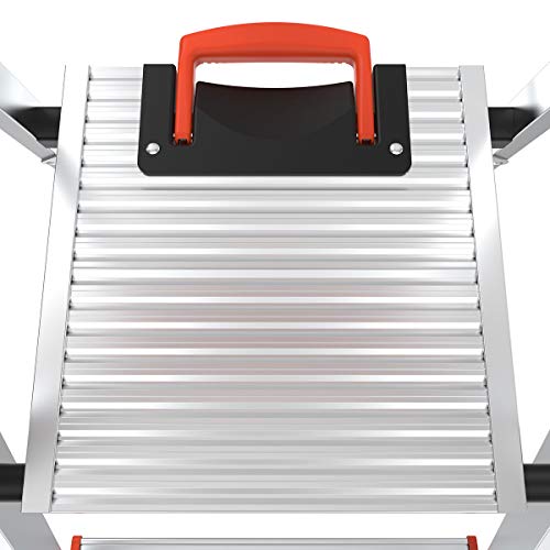 Little Giant Ladders, Flip-N-Lite, 5-Foot, Stepladder, Aluminum, Type 1A, 300 lbs Rated (15273-001)