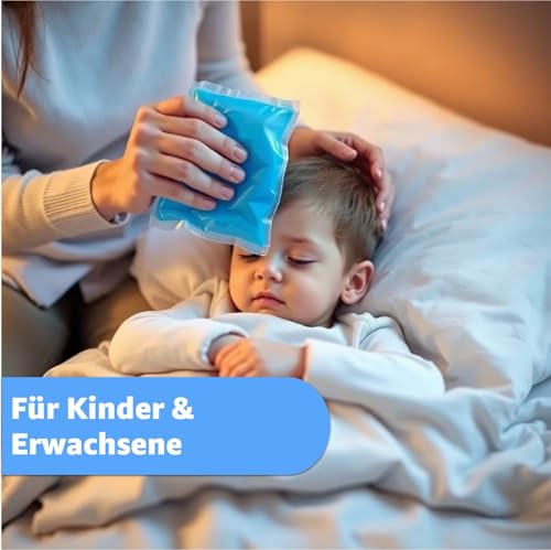 2x XXL Kühlpads - 28x12 cm Kalt Warm Kompressen blau, Groß - Wärmekissen & Kühlpacks - Gel Kühlkissen - für Prellungen, Schmerzen - Coolpack - MADE IN GERMANY