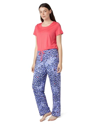 Image of HUE Women's Sleep and Lounge Pajama Separates, Late Summer & Fall Collection, Jacaranda Shady Leopard - Sleep Pant, X-Large