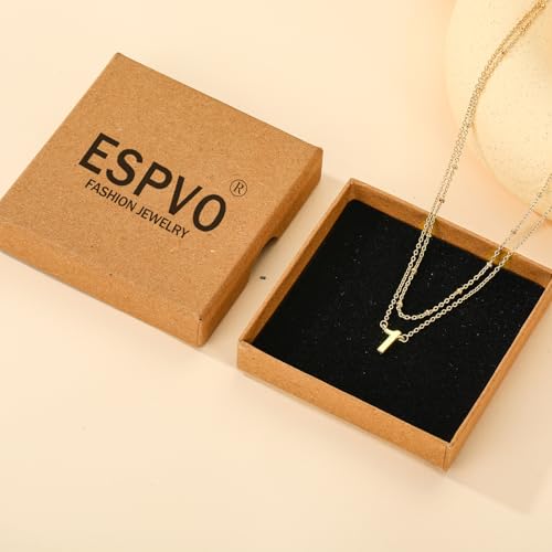 ESPVO Number Necklace for Women Football Soccer Softball Volleyball Baseball Basketball Mom Accessories Gifts Layered Stack Chain Double Pendant 23 Charms Jewelry Stuff by ESPVO - Used condition - Image 6