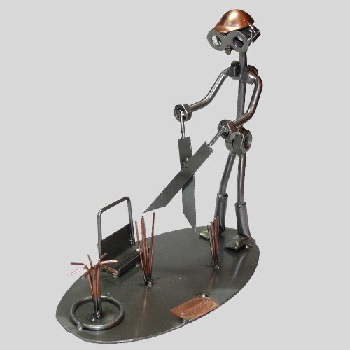 Preisvergleich Produktbild screwman SCHRAUBENMÄNNCHEN Gärtner mit Heckenschere