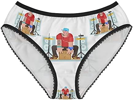 Stylish Drummer Play Panties, Stylish Drummer Play Underwear, Briefs, Cotton Briefs, Funny Underwear, Panties For Women