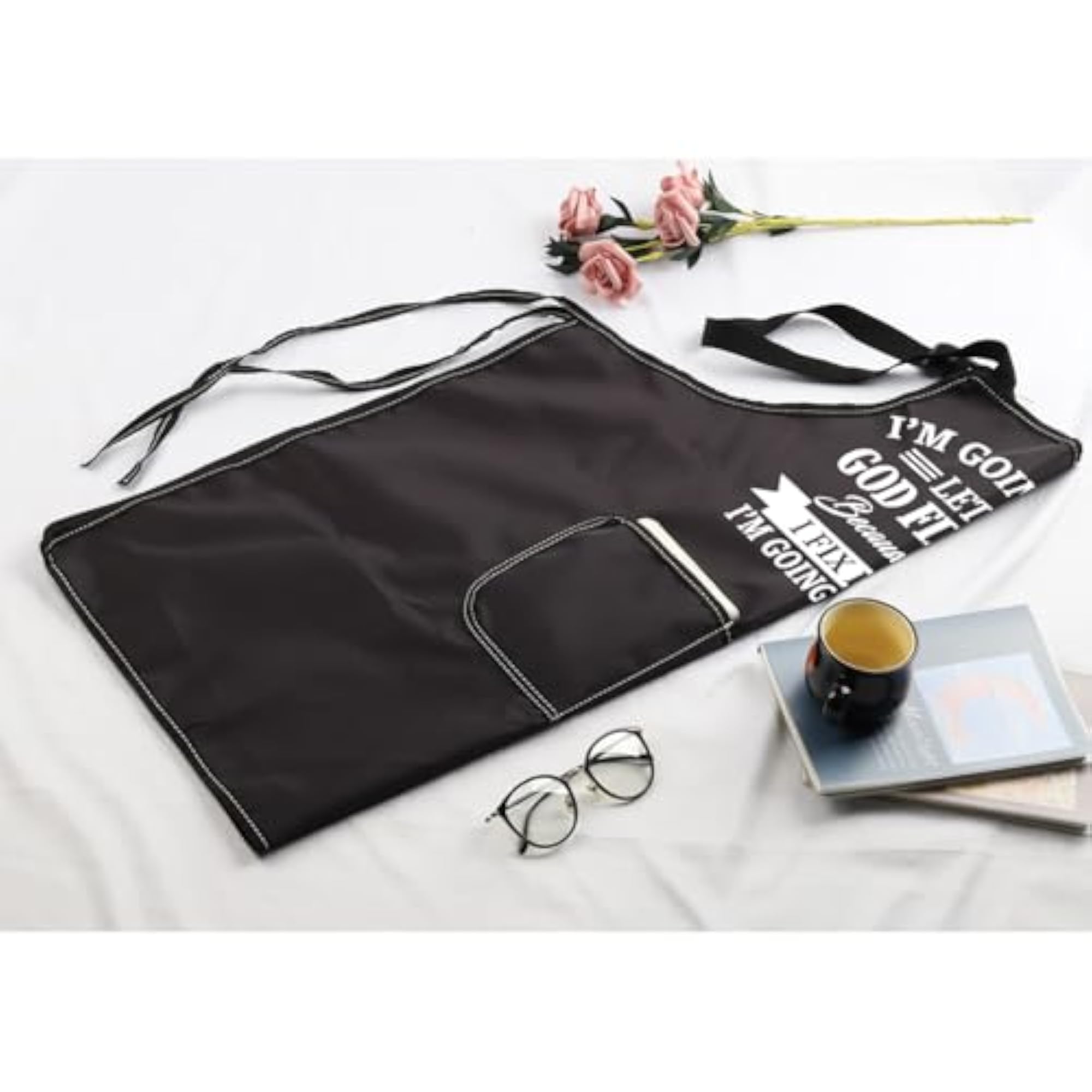 Funny Saying Bib Apron, Adjustable Chef Apron