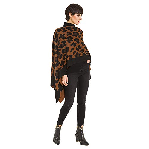 Chal elegante mujer estilo poncho abrigo ligero primavera otoño invierno 6