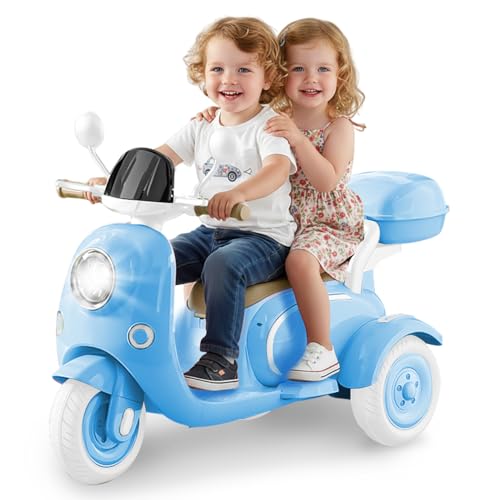 HEIMILI Kids Electric Motorcycle,Electric Scooter for 3 Year Old, Girls Toy,...