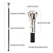 White Freemasonry Freemasons VG Totem Relief Walking Cane Fashion Walking Stick Gentleman Crosier Knob Walking Stick 93cm