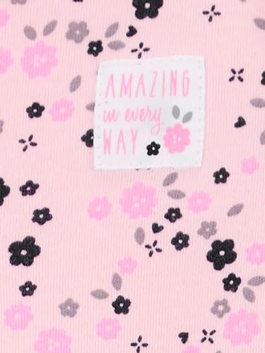 Simple Joys baby-girls 2-pack Cotton Snap Footed Sleep and Play Baby and Toddler Sleepers (pack of 2)