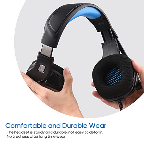 Daoco Stereo Gaming Headphone,USB-Gaming-Headset, kabelgebunden, Stereo-Surround-Sound-Kopfhörer mit Noise-Cancelling… - Image 8