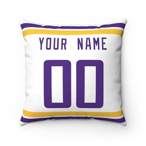Image of ANTKING Throw Pillow 2 Pack Custom Any Name and Number Personalized Gift for Men Women Boys