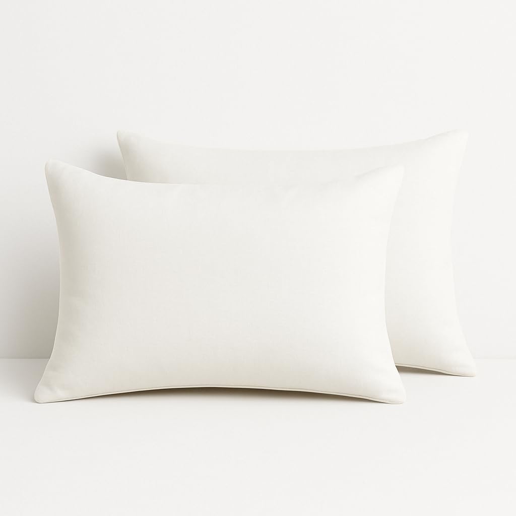 Luxury Bed Pillows – Premium Cushion with Breathable Cotton Cover, Soft Support & Unique Dual Chamber Design, Inspired by Best Hotel Comfort (Standard (Set of 1))