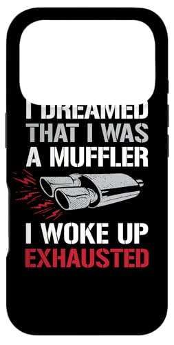 Dreamed I Was A Muffler Auto Enthusiast Guy �ʔ����Ԃ̈��p �X�}�z�P�[�X iPhone 17 Pro �p