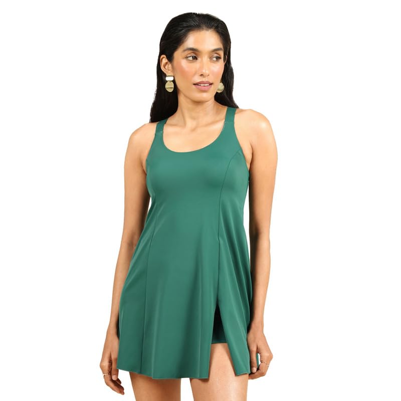 Image of Women Bliss Swim Dress - Racerback | Racerback Design | Adjustable Straps | UPF 40+ | in-Built Cups