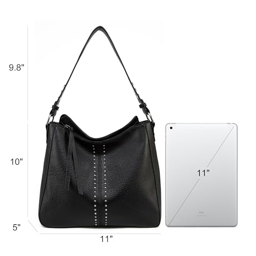 Montana West Medium Hobo Bags for Women Top Handle Satchel Shoulder Purse Bucket Handbag