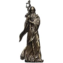 11.75 Inch Cold Cast Bronze Color Merlin Figurine Statue Home Decor