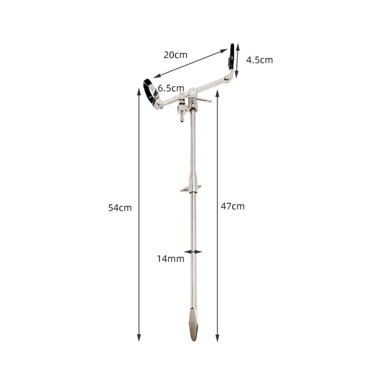 Porta Canna da Pesca Regolabile Stabile Supporto Canna in Acciaio Inox Antiruggine Attrezzatura Sportiva per Pescatori, Riva, Fiume, Lago