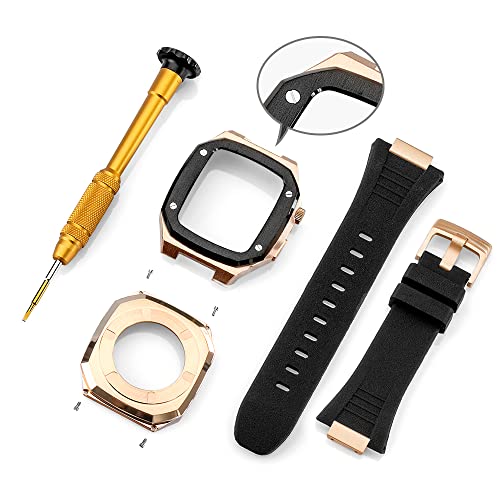 Kit acier inoxydable Apple Watch 45mm pour transformer votre montre en garde-temps de luxe