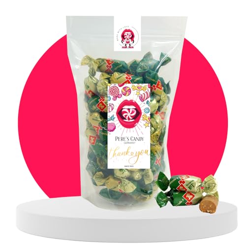 PERE’S CANDY - Erdnuss Knusperling 800g - Erdnusskonfekt mit Waffelkrümel - Süßigkeiten Großpackung - Einzeln Verpackt - Ideal als Geschenk und Teilen