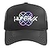 Kpop Demon Hunters Band Logo Officially Licensed Trucker Hat with Adjustable Mesh Back, Black