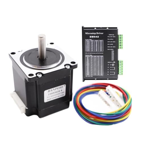 Driver DM542 et moteur Nema 23 2.8A à arbre de 8mm