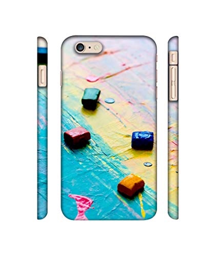 Image of Amazon Brand - Solimo Designer Multicolor WaxColor Blocks 3D Printed Hard Back Case Mobile Cover for Apple iPhone 6 Plus / 6S Plus