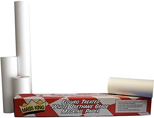 6" White Treated Automotive Masking Paper - 700 ft (6)