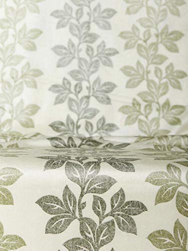 Image of Cortina Single Pcs Curtains for Window, Print Polyester Window Curtains for Bedroom, Kitchen, Kids or Living Room - Green (115 cm x 150 cm)