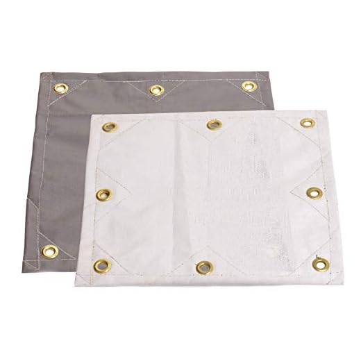 8x10 16.5 MIL Super-Strong Poly Tarp Cover - White/Gray - Water, Mold and Mildew Resistant!