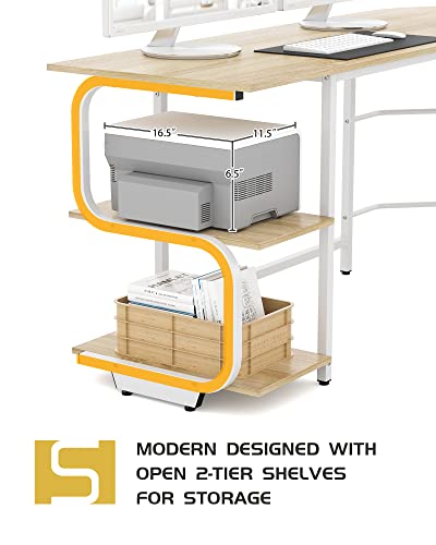 L shaped executive office desk