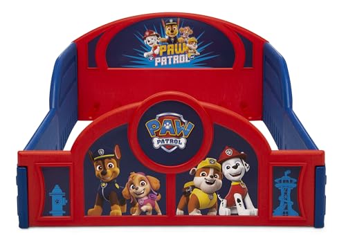 Delta Children - PAW Patrol Plastic Sleep and Play Toddler Bed with Attached Guardrails - image 5