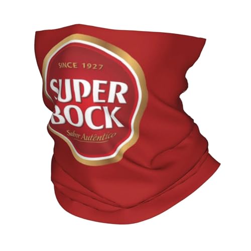 GTTDFASJ Multifunción Bufanda Bandana Super Bock para el cuello polaina estampada bufanda multifunción para correr unisex para adultos para todas las estaciones