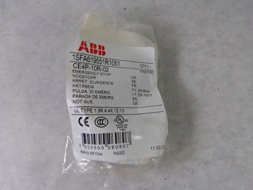 1SFA619557R1051/CE4P-10R-02 Emergency Stop Button