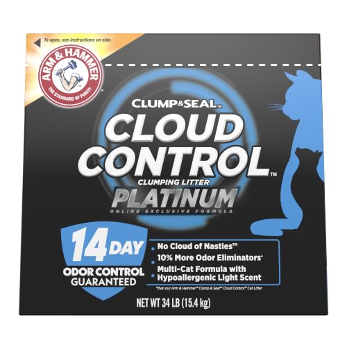 Image of ARM & HAMMER Cloud Control Platinum Clumping Cat Litter, 34 lb