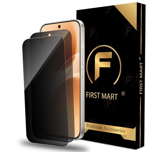 Image of FIRST MART Privacy Tempered Glass for Vivo V70 & Vivo V70 Elite, 2 Pack | Anti-Spy 9H Screen Protector, Edge-to-Edge, Case-Friendly, Scratch Resistant, Bubble-Free