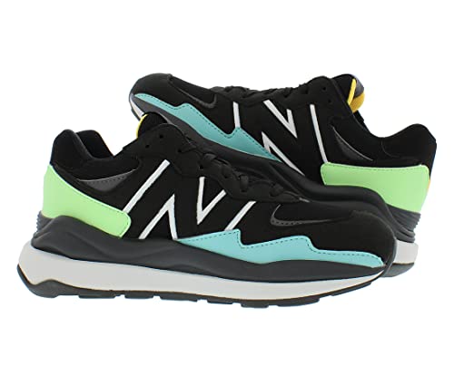 New Balance 5740 GS Girls Shoes Size 7, Color: Black/Vibrant Spring Glow4