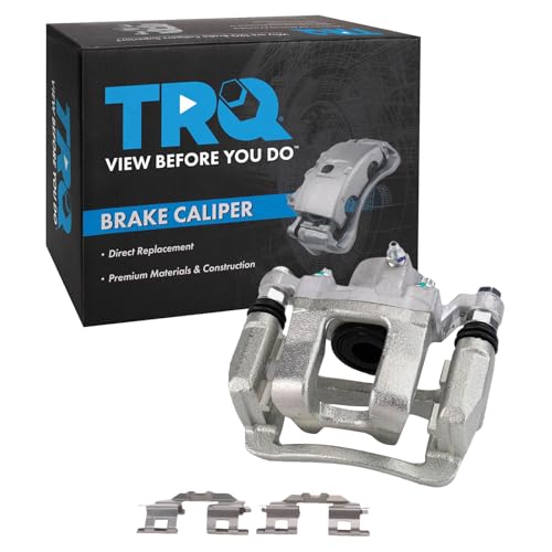 Image of TRQ Rear Left Brake Caliper w /Bracket Drivers Side | For 2011-2015 Hyundai Sonata Kia Optima