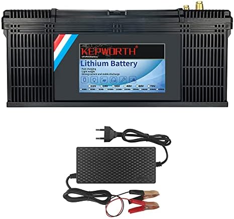 36V 100Ah 4608Wh Lithium LiFePO4 Battery Deep Cycle Lithium iron phosphate Rechargeable Battery Built-in BMS, Perfect for RV,Solar,Camping,Marine,Backup Power,Off-Grid Applications