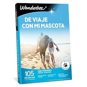 WONDERBOX – Caja Regalo – De Viaje con mi Mascota – 1 Noche con Desayuno – para 2 Personas Junto a su Mascota – 960 estancias – Ideas Regalo