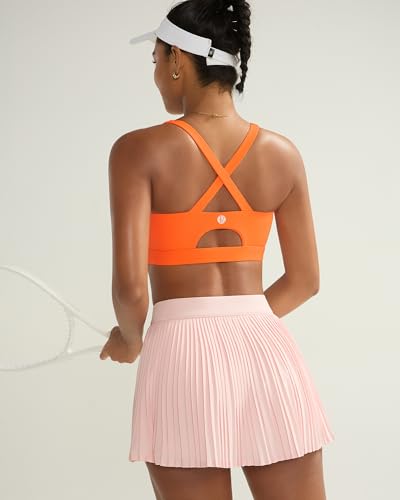 Image of RUNNING GIRL Sports Bra for Women High Support,Molded Cup Strappy Running Sports Bras with Sewn in Pads